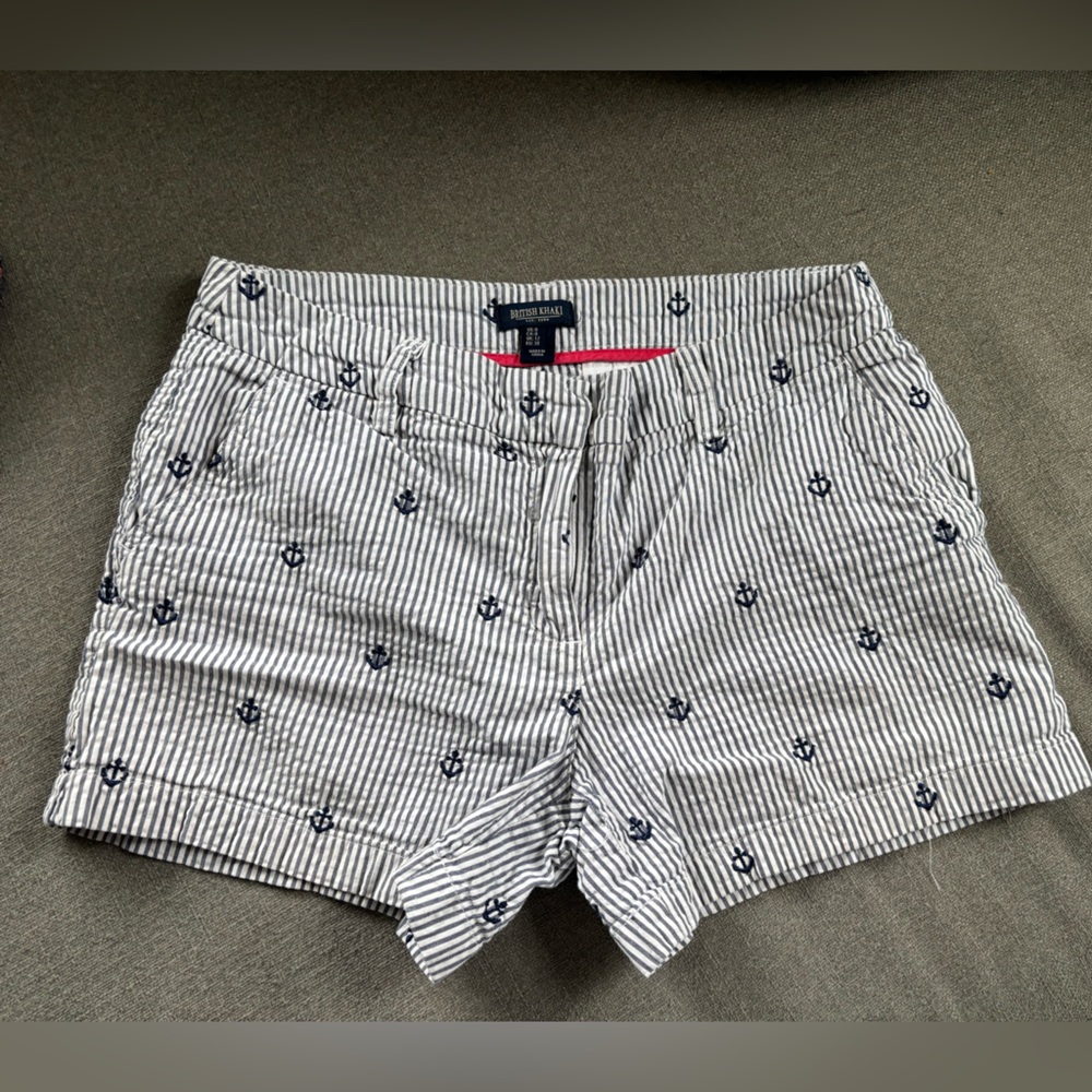 British khaki shorts